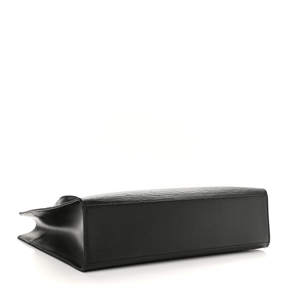 Louis Vuitton ブラック ベルト　エピ Authentic Louis Vuitton Black Epi Calfskin Leather Essential