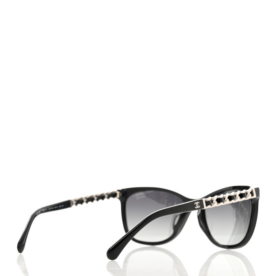 CHANEL サングラス ブラック　5260-Q-A CHANEL Cat Eye Chain Polarized Sunglasses 5260-Q-A Black