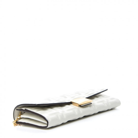 【送料&関税込】Fendi Matisse Chain Wallet FENDI Nappa Matisse FF Embossed Continental Wallet On Chain