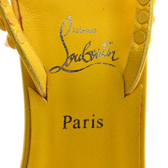 ○★新品 未使用 Christian Louboutin ルビクリックベルト 黄 ○☆新品 未使用 Christian Louboutin ルビクリックベルト 黄