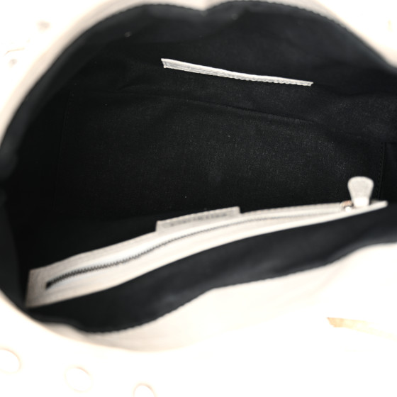 ayaBALENCIAGA LE CAGOLE MEDIUM レア品 Balenciaga Le Cagole White Leather Shoulder Bag AUTHENTIC | eBay