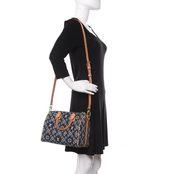 みみ❀　0405 LOUIS VUITTON Jacquard Since 1854 Speedy Bandouliere 25