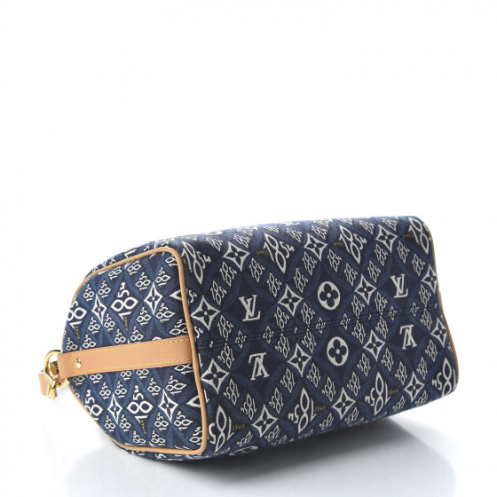 LOUIS VUITTON Jacquard Since 1854 Speedy Bandouliere 25 Blue