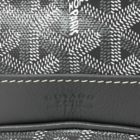 美品【GOYARD】グレー PETIT FLOT スモール バケットバック Goyard プチ・フロ ミニ カーフスキン＆キャンバス バケット