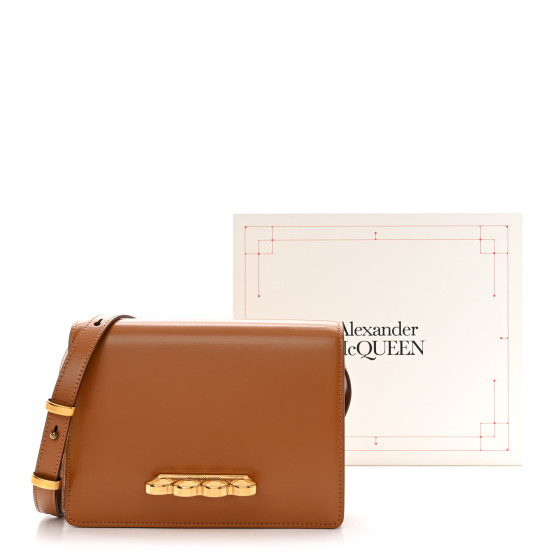アックン ALEXANDER MCQUEEN Smooth Calfskin Four Ring Knuckle