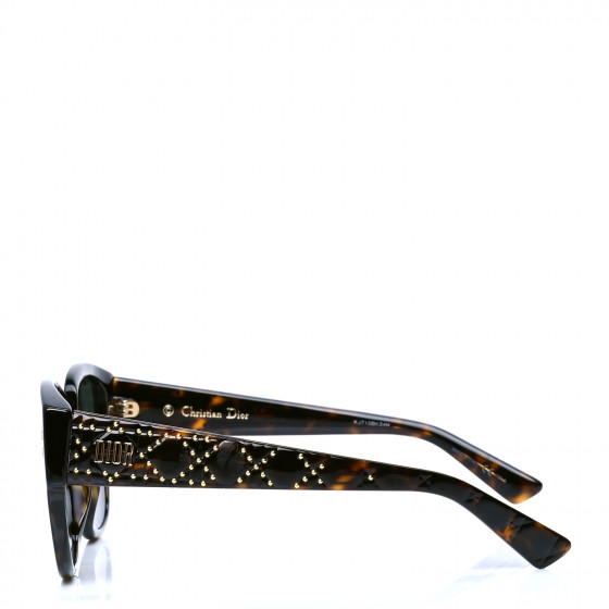 関送込＊Diorディオール＊LADY DIOR STUDS 2 サングラス New! Dior Lady Dior Studs 54MM Black/Gold Sunglasses