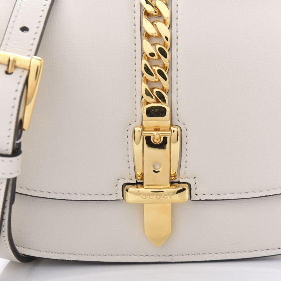 GUCCI Azalea Calfskin Mini Sylvie 1969 Flap Messenger Bag