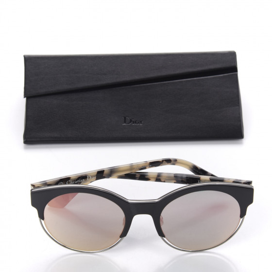 Christian Dior Dior sideral 1 cateye　BLK CHRISTIAN DIOR Sideral 1 Sunglasses Black 634440 | FASHIONPHILE