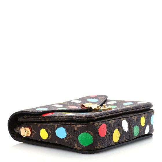 LOUIS VUITTON LV x YK Monogram Painted Dots Pochette Metis