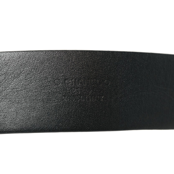 CHANEL Calfskin Pearl Crystal CC Belt 85 34 Black 1703799