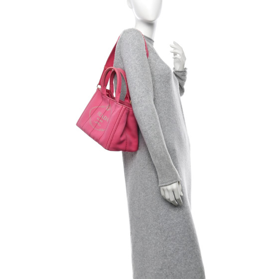 【PRADA】カナパ　サイズS PEONIA PRADA】カナパ サイズS PEONIA - メルカリ