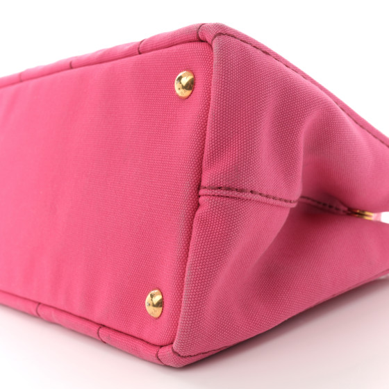 【店舗購入正規品】PRADA CANAPA PEONIA PRADA Canapa Small Logo Tote Peonia 1699519 | FASHIONPHILE