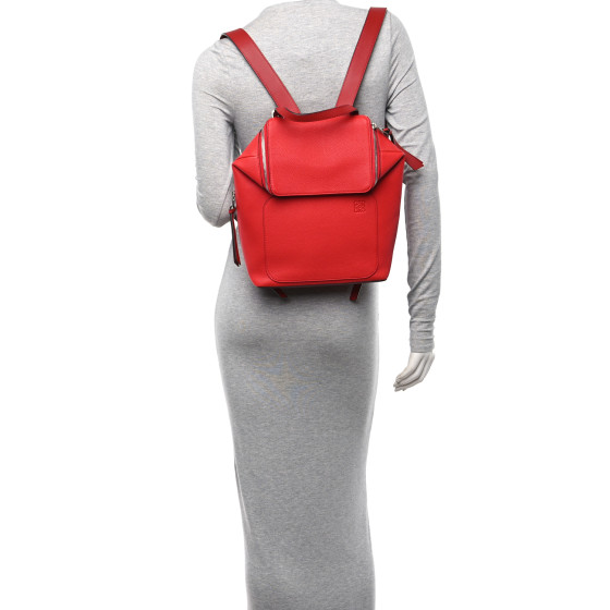 LOEWE Calfskin Goya Backpack Scarlet 1525232 | FASHIONPHILE