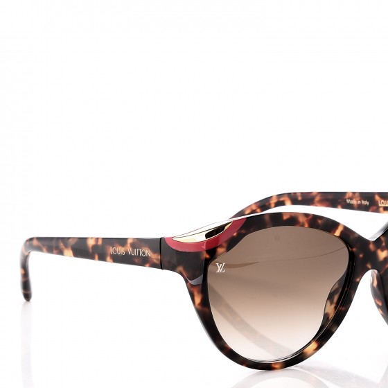 LOUIS VUITTON Ivy Cat Sunglasses Z0736W Tortoise 230867