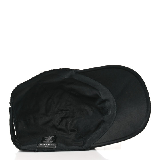 CHANEL ロゴCAP黒 Chanel Black Baseball Hat Cap With CC Logo | eBay