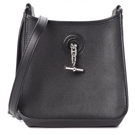 HERMES Epsom Vespa TPM Black 440694 | FASHIONPHILE