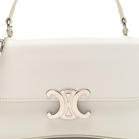 CELINE ホワイトレザー バッグ CELINE セリーヌ バッグ レディース ブランド トートバッグ