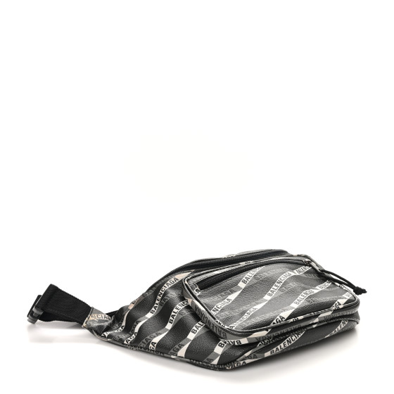 BALENCIAGA Coated Canvas Losange Monogram Explorer Belt Bag
