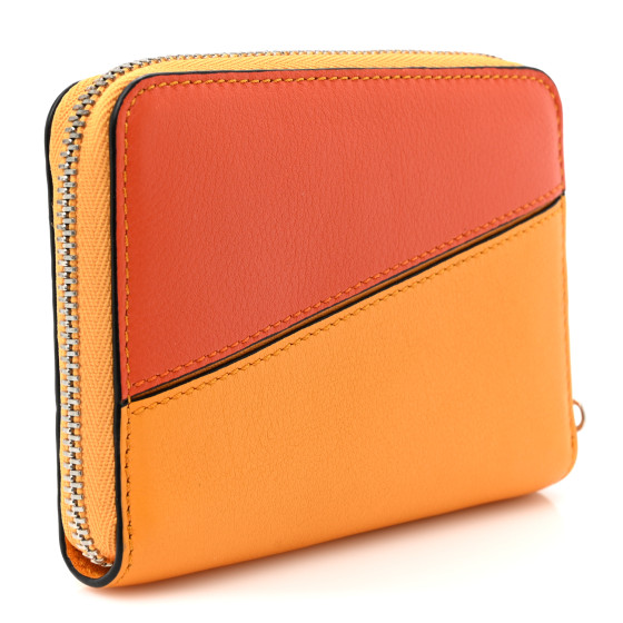 【もちもちもちこ】LOEWE zip around ウォレット Zip around wallet in soft grained calfskin Grey - LOEWE
