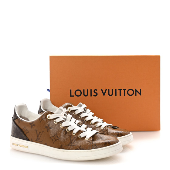 LOUIS VUITTON Reverse Monogram Frontrow Sneakers 38.5