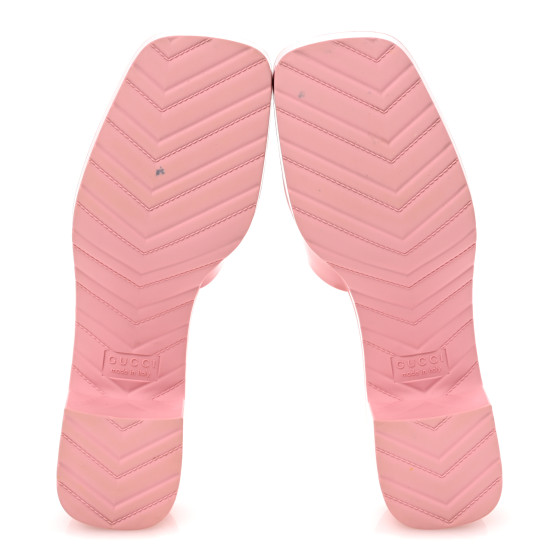 GUCCI Rubber Gucci Logo Womens Platform 20/60mm Slide