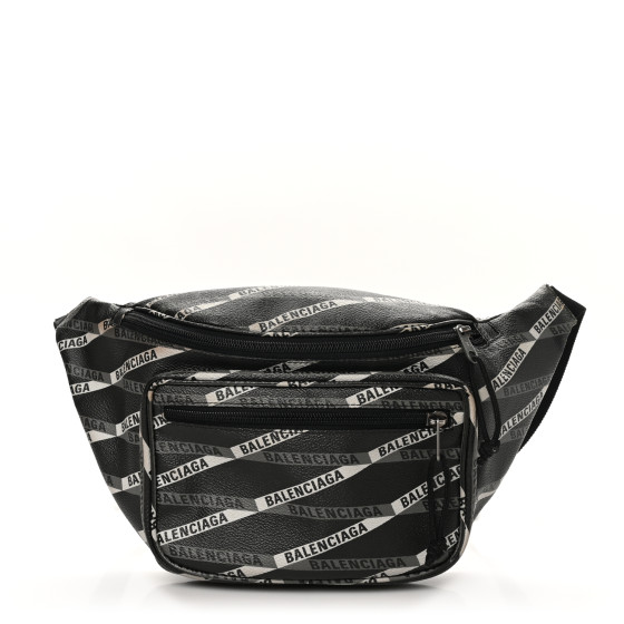 BALENCIAGA Coated Canvas Losange Monogram Explorer Belt Bag