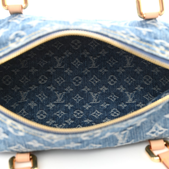 LOUIS VUITTON Monogram Denim Papillon Denim Blue 1699690