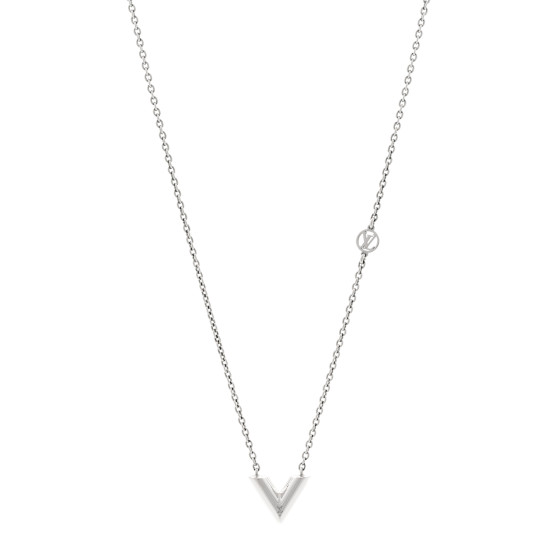 【Louis Vuitton】 Essential V Necklace /追跡付 Essential V Necklace S00 - Women - Fashion Jewelry | LOUIS