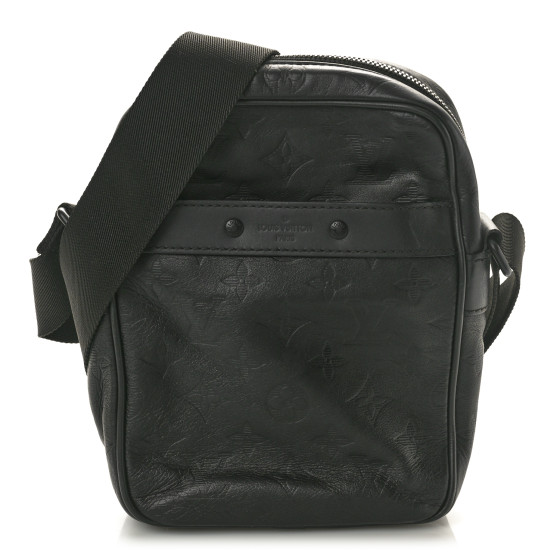 バッグ LOUIS VUITTON DANUBE PM M.SHAD.NOIR Louis Vuitton Black Monogram Shadow Danube PM | myGemma