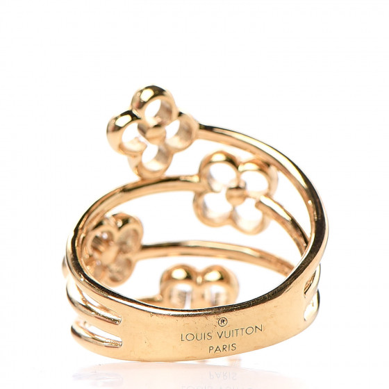 LOUIS VUITTON リング・フラワー フル ゴールド LOUIS VUITTON Flower Full Ring M Gold 504776 | FASHIONPHILE