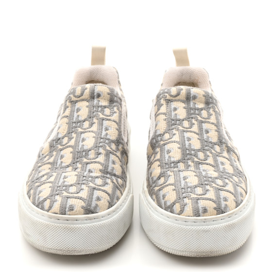 CHRISTIAN DIOR Canvas Oblique Embroidered Womens Solar Slip