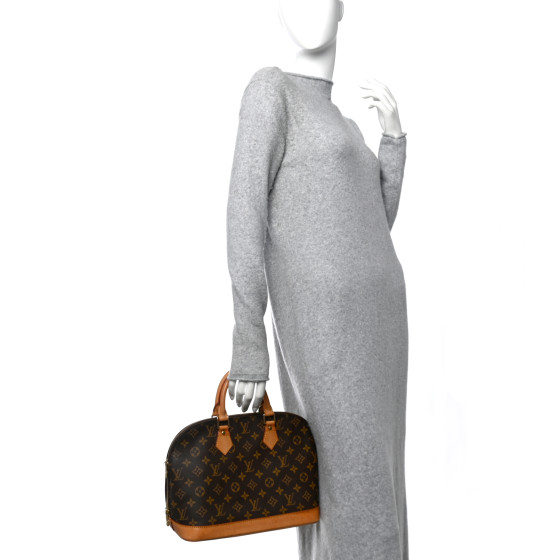 【希少】 LOUIS VUITTON LV Monogram Alma PM Vintage バッグ LOUIS VUITTON Alma PM Handbag leather Monogram & COA