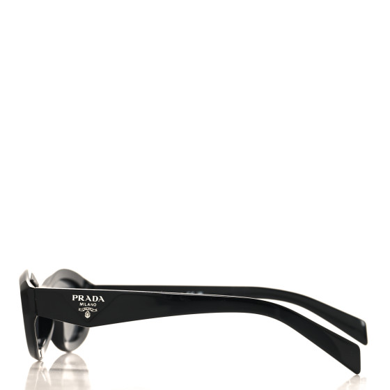 PRADA Acetate Oval Sunglasses SPR 26Z Black 1664149