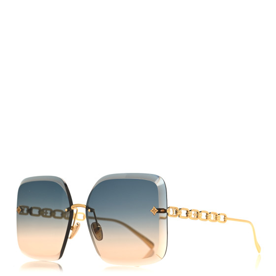 LOUIS VUITTON Metal LV Jewel Square Sunglasses Z1860U