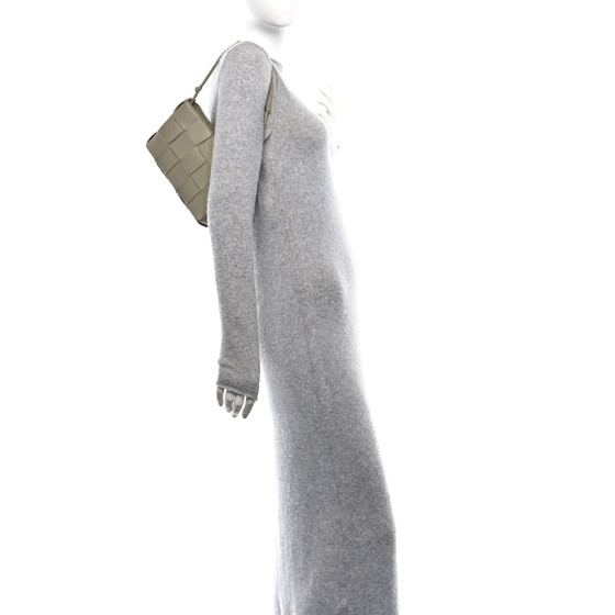 BOTTEGA VENETA Calfskin Maxi Intrecciato Cassette Pouch On
