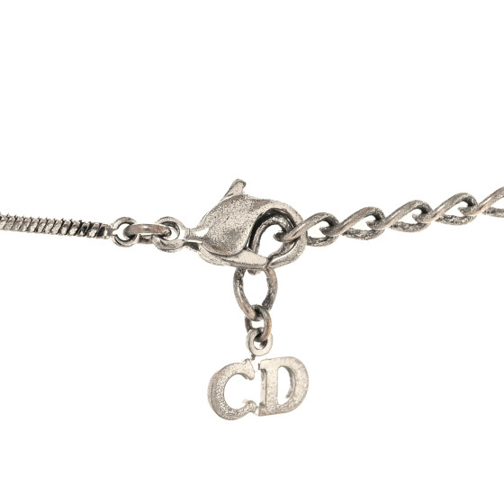 アクセサリー Christian Dior Trotter Silver Necklace Christian Dior Pre-Owned Trotter Pendant Necklace | Silver