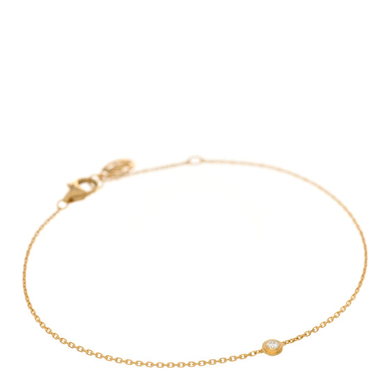 CARTIER 18K Yellow Gold Diamond XS D'Amour Bracelet 1667647