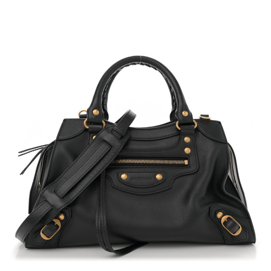 ◆BALENCIAGA 21SS 最新◆NEO CLASSIC トップハンドル バッグ◆ BALENCIAGA Grained Calfskin Neo Classic Gold Hardware S City