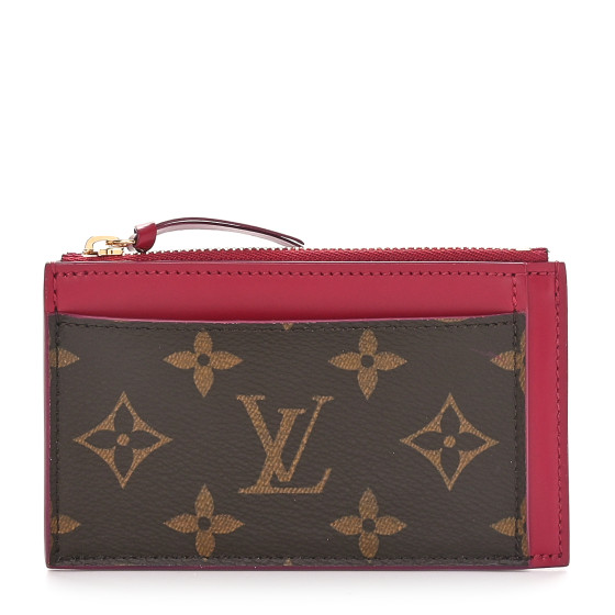 【Louis Vuitton】 Card Holder Monogram Fuchsia LOUIS VUITTON Monogram Card Holder Fuchsia 1668814