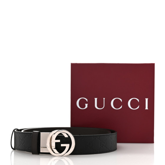 GUCCI ブラックレザー ベルト 95/38 GUCCI Calfskin Horsebit Belt 95 38 Black 1516374 | FASHIONPHILE