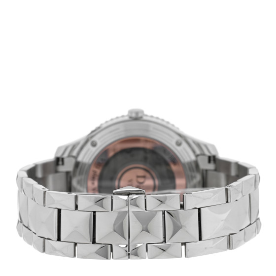 CHRISTIAN DIOR Stainless Steel Diamond Bezel 36mm Dior VIII
