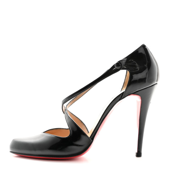 CHRISTIAN LOUBOUTIN Patent Triclo 100 Pumps 39.5 Black