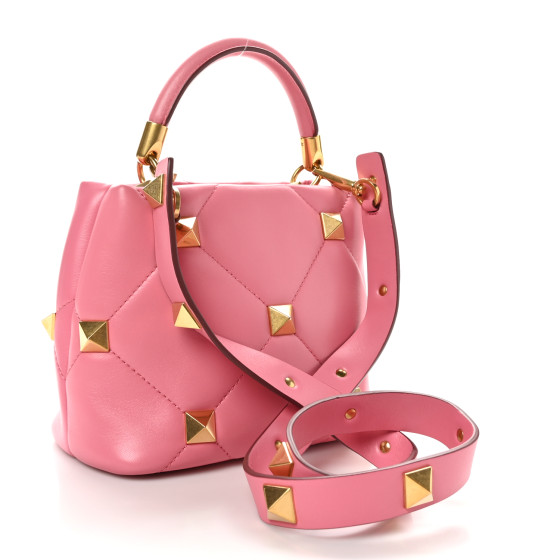 ハンドバッグ VALENTINO SMALL ROMAN STUD THE HANDLE BAG VALENTINO Roman Stud Small Nappa Leather Top Handle