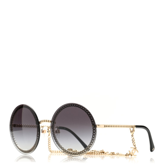CHANEL シャネル サングラス チェーン付ラウンド CH4245 70653-1.jpg