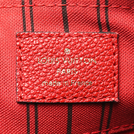 LOUIS VUITTON Empreinte Speedy Bandouliere 25 NM Cherry