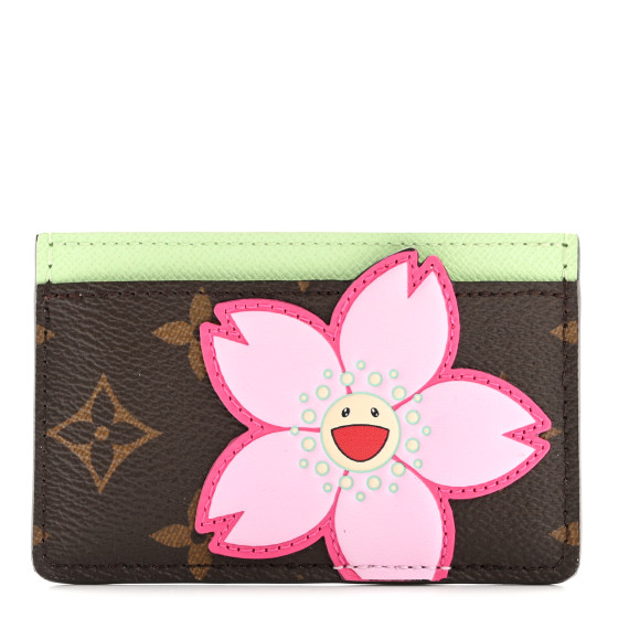 LOUIS VUITTON LV X TM Monogram Cherry Blossom Card Holder