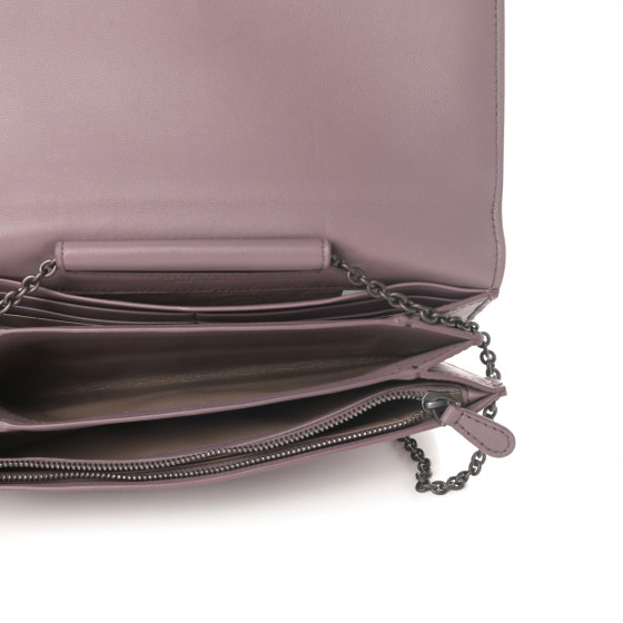 BOTTEGA VENETA Nappa Intrecciato Continental Wallet on Chain