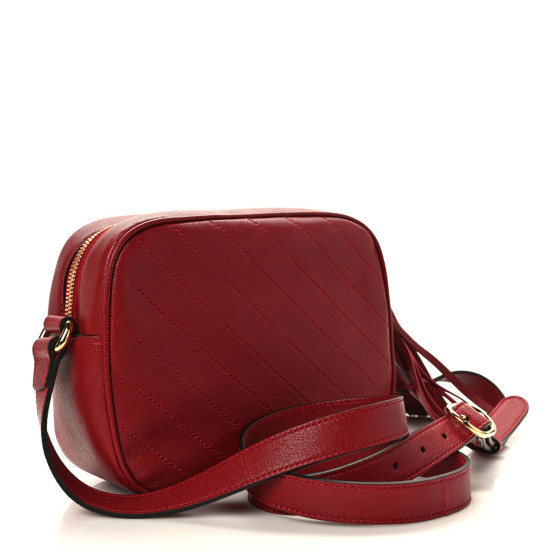 GUCCI Sakai Be Green Calfskin Diagonal Stitched Small