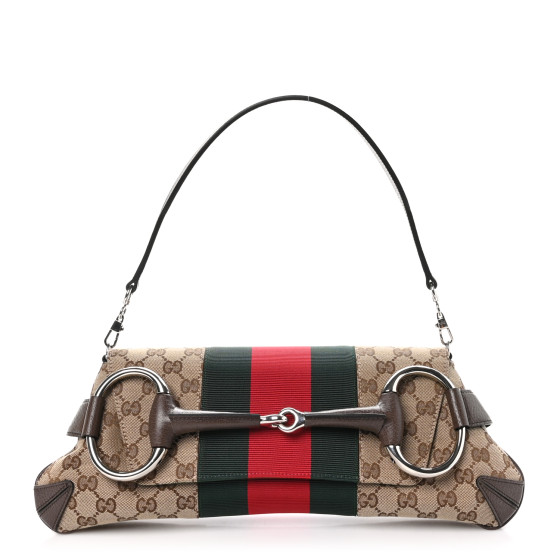 ハンドバッグ GUCCI Gucci Handbags Women Fabric Beige/Ebony GUCCI Monogram Textured Dollar Calfskin Heavy Grosgrain Web