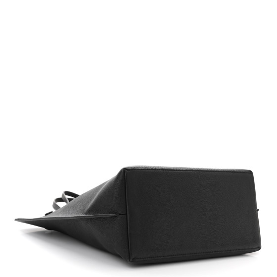 LOUIS VUITTON Calfskin Lockme Go Tote Black 1552034